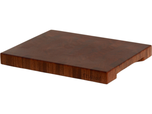 Торцевая разделочная доска 40x30x4 см. сапеле, арт. 024