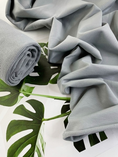 СЕРЫЙ - Кашкорсе с лайкрой, компакт пенье (КРВ246)