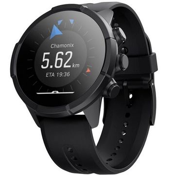 Ремешок 24 мм Elegant для Suunto 9 Baro, Suunto 7, Suunto Spartan Sport силиконовый (Черный)