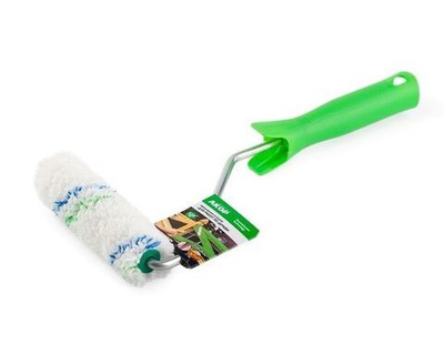 Мини-валик в сборе для работ по дереву, 110 мм, микрофибра