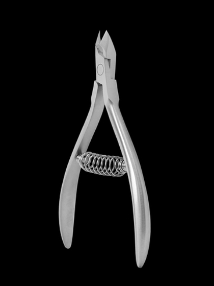 Кусачки для кожи со спиральной пружиной, длина режущей кромки 7 мм