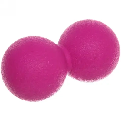 Мяч для глубокого массажа и расслабления мышц двойной 11 см, микс