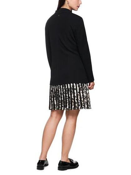 Marc Cain Жакет из костюмной вискозы без лацканов