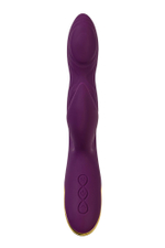 Фиолетовый вибратор-кролик Octar - 24,5 см. (Цвет: фиолетовый)