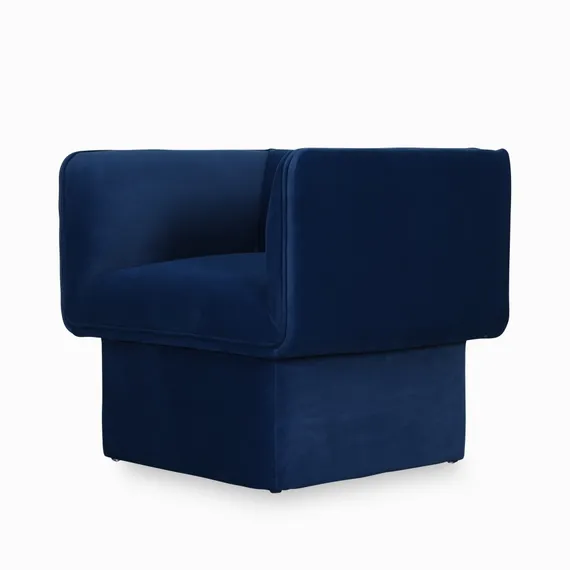 Кресло Leo синее