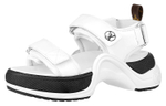 LOUIS VUITTON Archlight Monogram Beach Sandals Women"s White
