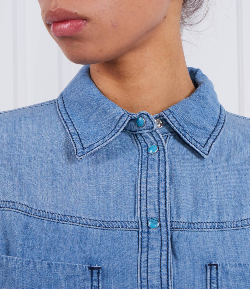 Рубашка Ba&amp;sh - голубой(1E23ANCE)