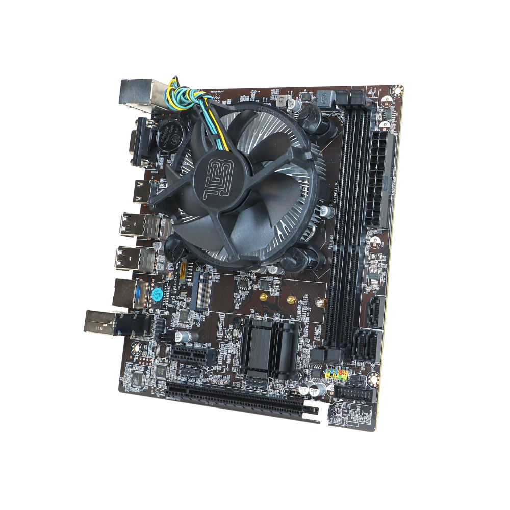 Материнская плата с процессором BaseTech H61M, Socket1155, i3-3240, mATX, Retail, Socket1155, Intel HD Graphics 2500, 2xDDR3, PCIe3.0, 1xM.2, GLAN, PS2, 8xUSB2, 2xUSB3, VGA, HDMI, кулер CPU (BT-H61M-3240)