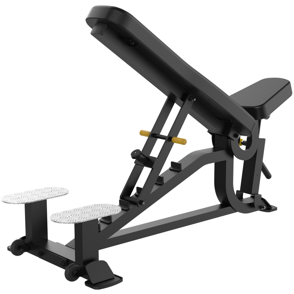 Impulse SL7012 усиленная многопозиционная скамья с платформой для страхующего