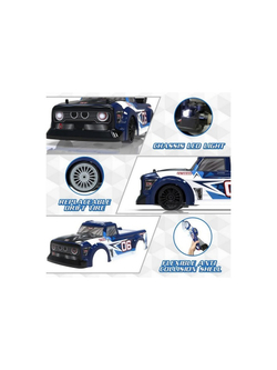 Радиоуправляемый пикап Volantex RC для дрифта синий 4WD 2.4G 1/14 RTR