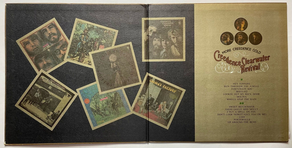 Винтажная виниловая пластинка LP Creedence Clearwater Revival More Creedence Gold (Japan 1973)
