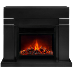 Электрокамин RealFlame Lindelse 26 BL черныйM черный с очагом Moonblaze