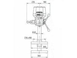 Настольный сверлильный станок Alzmetall ALZSTAR 18 T/S