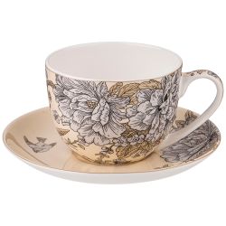 ЧАЙНАЯ ПАРА LEFARD "ROYAL GARDEN" 2ПР. 330МЛ (КОР=24НАБ.)