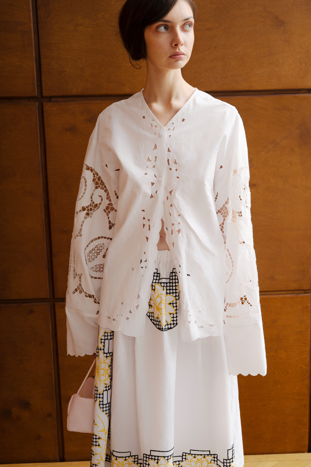 Рубашка без воротничка