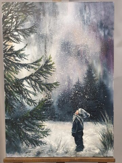 Мальчик у елки