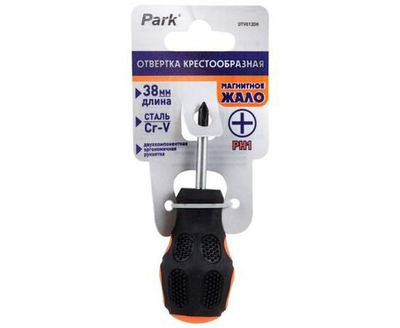 Отвертка Park крестовая РН1 х38 мм OTV012DK (356012)