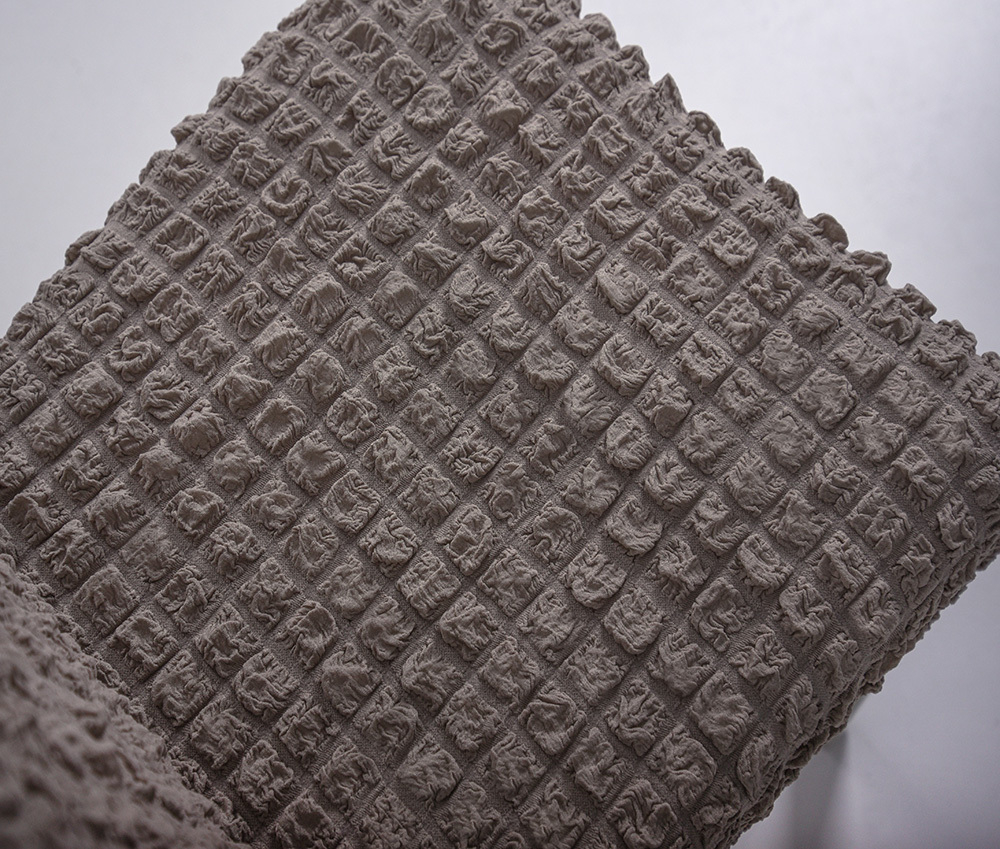 Чехол на стул без оборки со спинкой, цвет Капучино, Набор 2 шт.