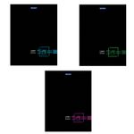 Тетрадь А4, 48 л., BRAUBERG, скоба, клетка, глянцевый лак, "DARK", 404042, 3шт