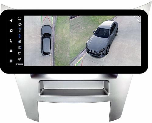 Магнитола для Subaru Legacy 5, Outback 4 2009-2014 (левый руль, рамка серебро) - Teyes LUX ONE 360 монитор 12.3" 2K QLED на Android 10, Быстрая, CarPlay, 4G SIM-слот, 4 камеры в комплекте