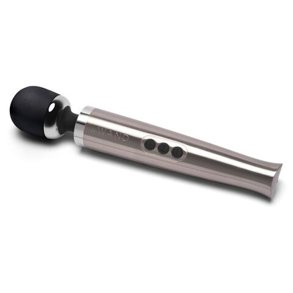 Серебристый вибромассажер Die Cast