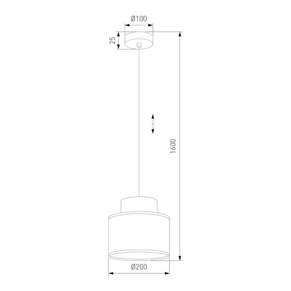 Подвесной светильник TK Lighting 3255 Duo
