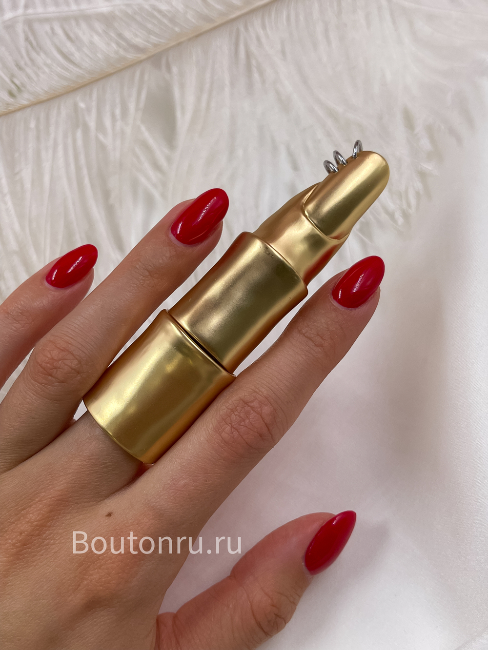 Кольцо-трансформер Скиапар. в виде пальца с пирсингом