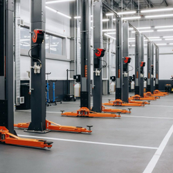 WDK-529 Подъемник двухстоечный с верхней синхронизацией 4 тонны, одност.разбл., 380В