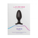 Анальная вибропробка Hush 2 второго поколения с управлением на расстоянии от Lovense (L: 57*150 Мм.)