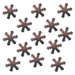 Декор Снежинки серебро, 02