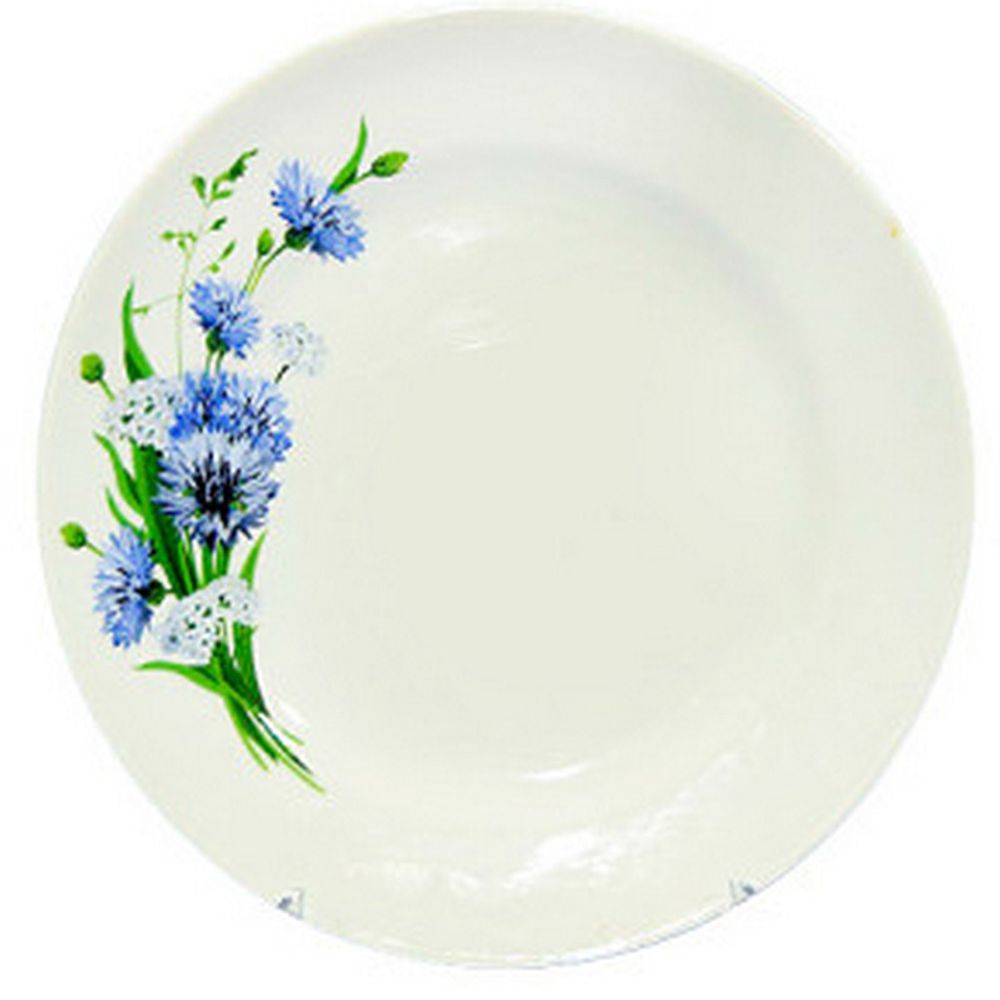 Тарелка мелкая "ВАСИЛЬКИ (Идиллия)" 17,5 см, Беларусь.