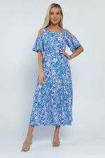 Платье Марианна (сине-розовое) П13472-5М LT Collection