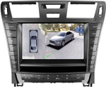 Магнитола для Lexus LS460 LS600H XF40 2006-2009 (тип A) - Teyes CC3-2K-360 монитор 9.5" 2K QLED на Android 10, 6Гб+128Гб, CarPlay, 4G SIM-слот, 4 камеры в комплекте