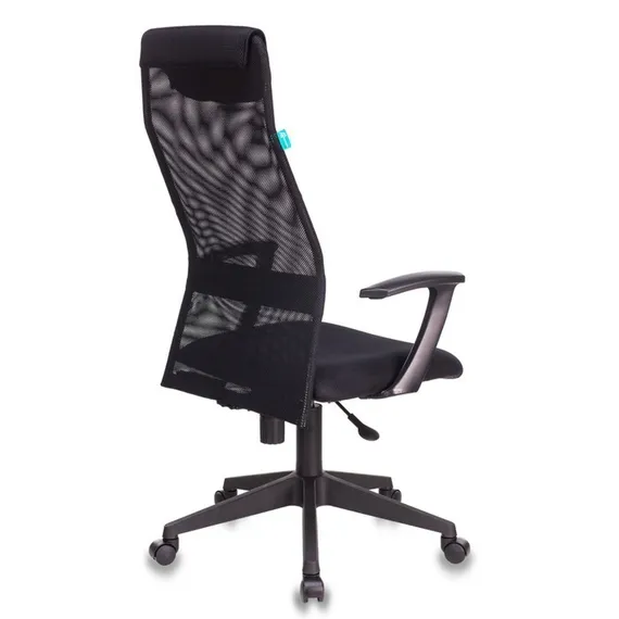 Кресло руководителя  Бюрократ, черный, спинка сетка, KB-8N/BLACK, TW-01 TW-11
