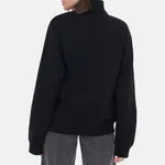 Купить Толстовка Яндекс с молнией у горла черная Толстовка Яндекс с молнией у горла черная