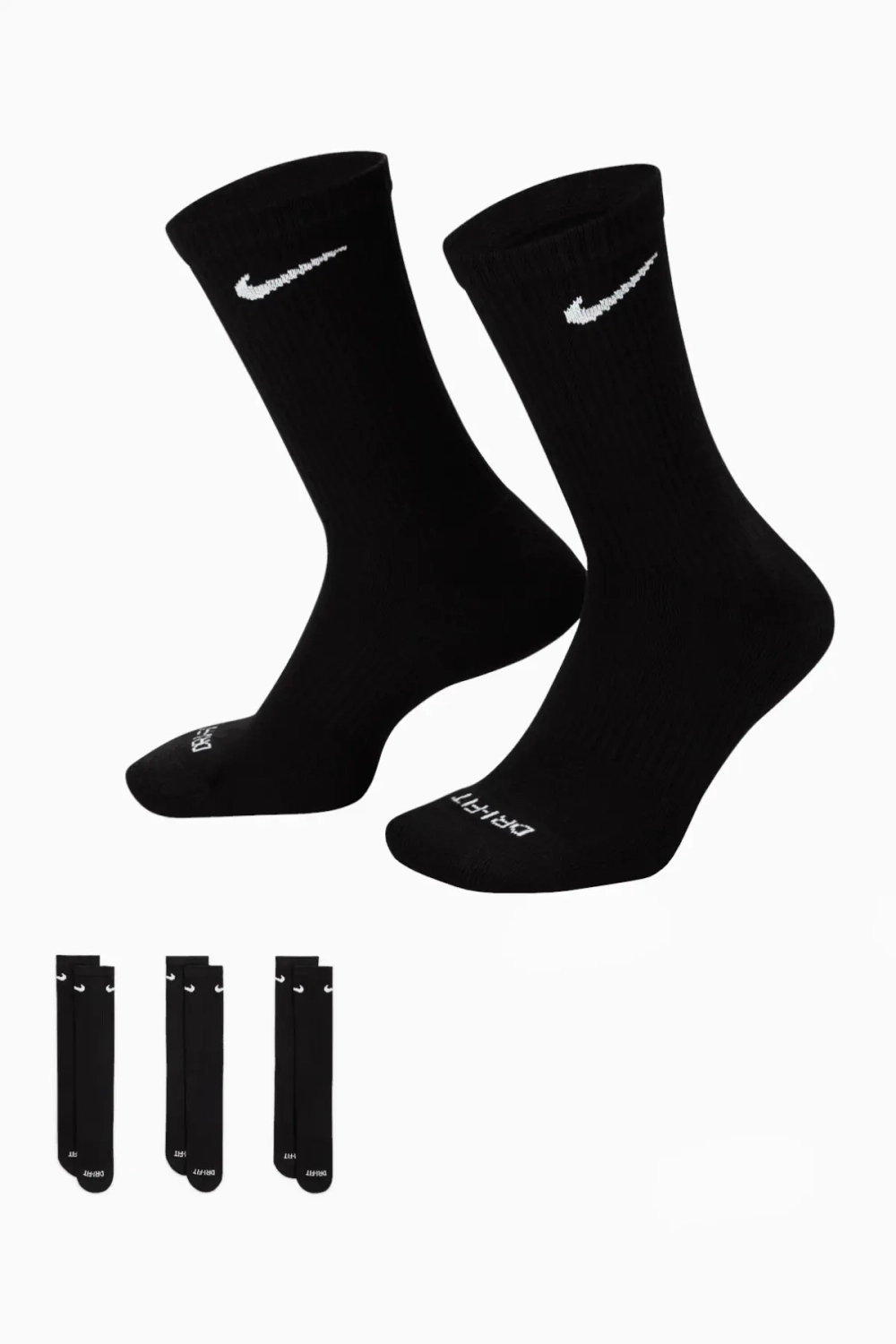 Носки Nike Everyday Plus Cushioned 3-pack - черный