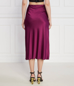 сатиновая юбка Patrizia Pepe - фиолетовый(8G0183 A644)