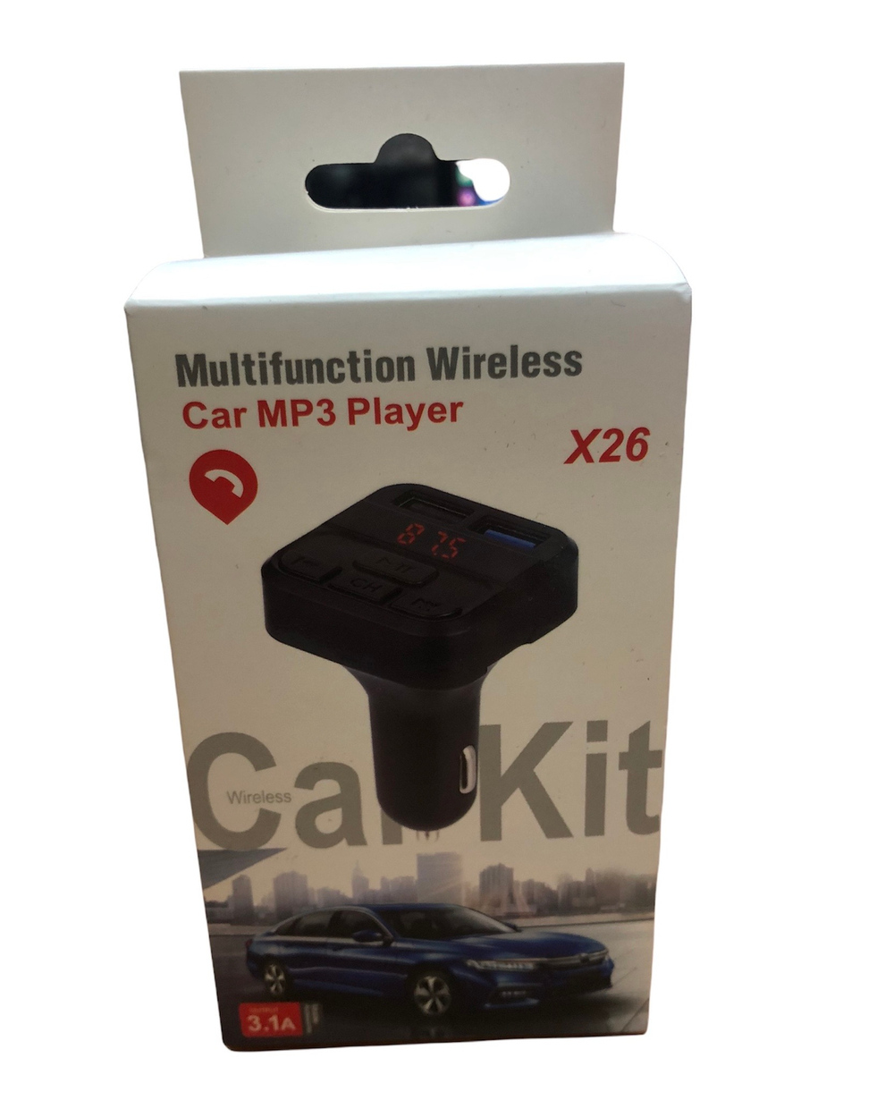FM-трансмиттер bluetooth, фм модулятор для автомобиля X26