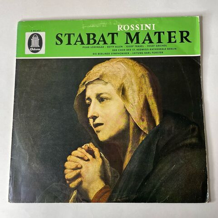 Винтажная виниловая пластинка LP Rossini Россини, Стабат Матер Stabat Mater (Германия 1974)