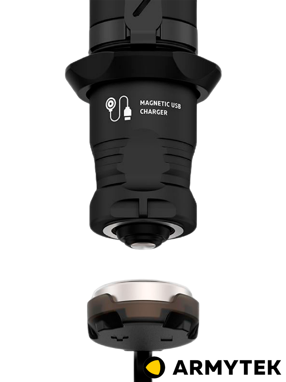 Фонарь Armytek Predator Pro Magnet USB. Белый свет