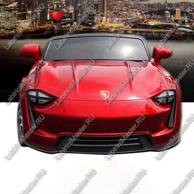 Детский электромобиль "Porshe" красный