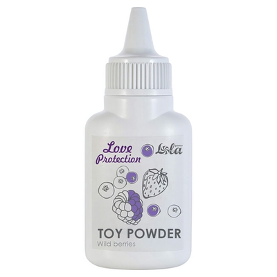 Пудра для игрушек ароматизированная Love Protection Лесные ягоды 15 гр (Цвет: белый)