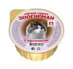 Зоогурман корм консервированный для стерилизованных кошек мясное ассорти