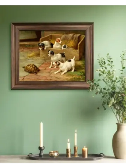 Картина интерьерная на холсте в раме 25*31 см