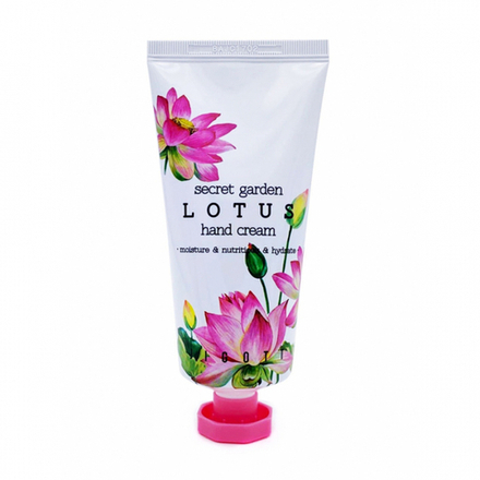 JIGOTT SECRET GARDEN LOTUS HAND CREAM Крем для рук с экстрактом лотоса 100мл