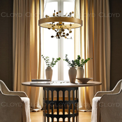 Люстра Cloyd TURBULENT C1 / Ø60 см - латунь (арт.10782)