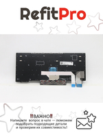 Клавиатура для Ноутбука Lenovo LenovoThinkPad L13 Yoga Gen 2 / L13 / X13 раскладка - русская, черная (5N20V43164)