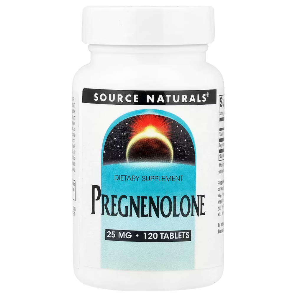 Source naturals, Pregnenolone 25 mg 120 tab.