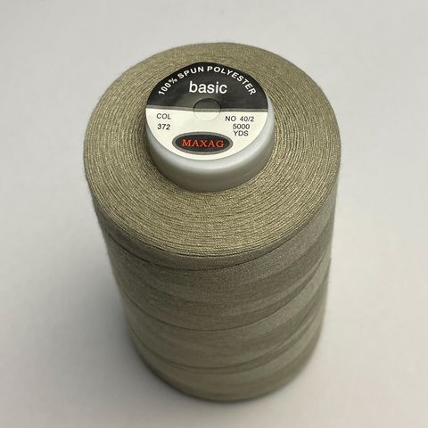 Нитки 40/2 5000 ярд 100% п/э, цвет 372