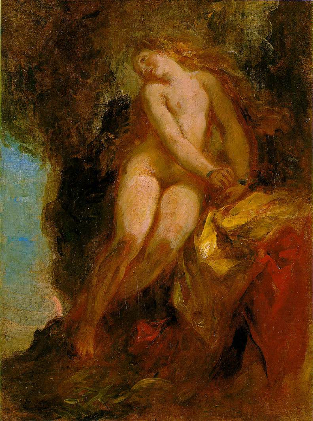 Eugene Delacroix (1798-1863)- эротическое искусство французского художника Эжена Делакруа. 16+